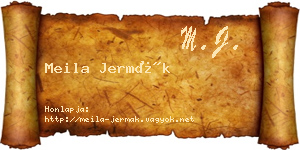 Meila Jermák névjegykártya